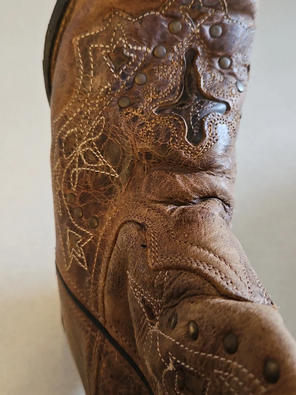 Laredo Western Rust Brown Cowboy Boots - Picture 13 of 15